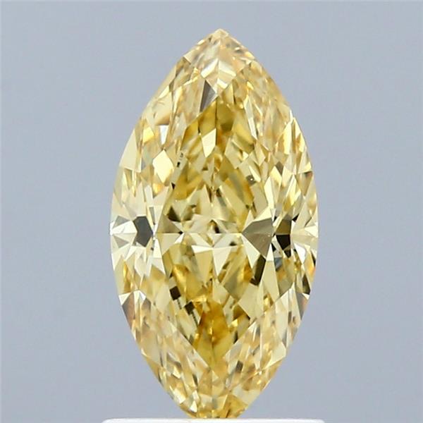 1.50 Ct. Fancy Intense Yellow Marquise Lab Grown Diamond