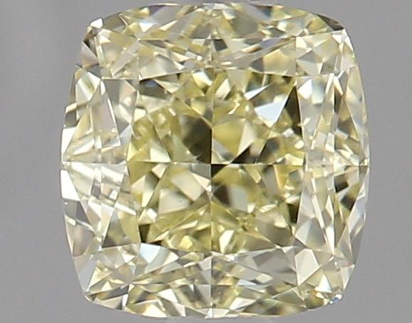 0.8 Ct. Fancy Light Yellow Cushion Diamond