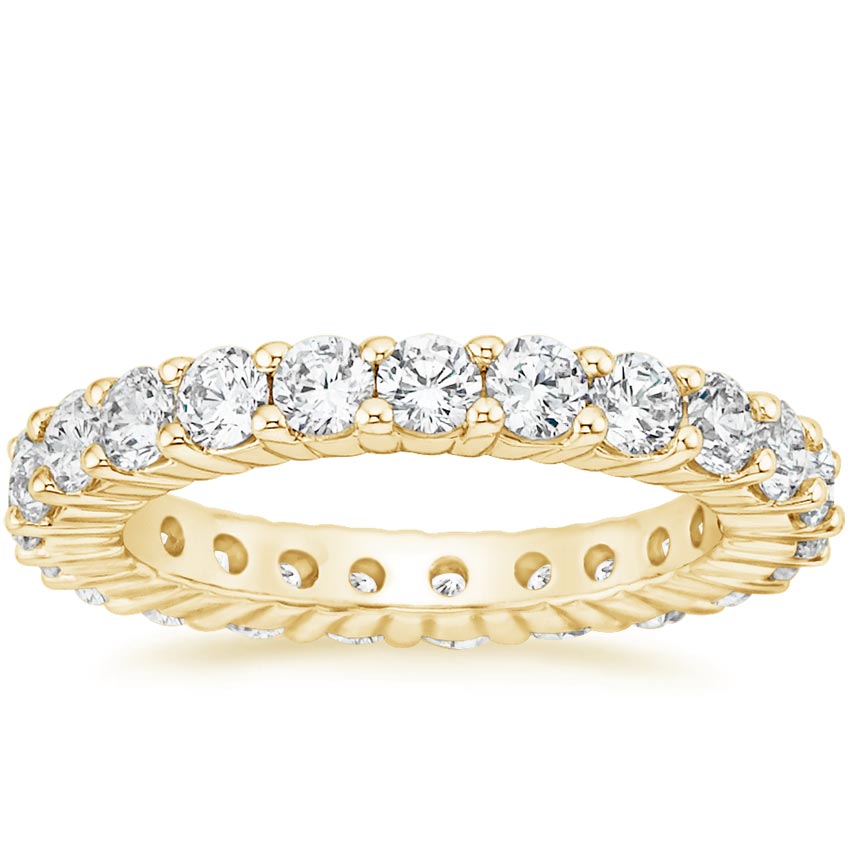 Yellow Gold Lab Diamond Eternity Ring (2 ct. tw.)