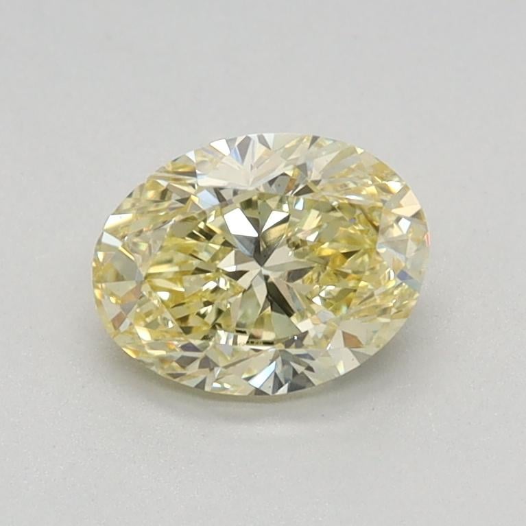 0.69 Ct. Fancy Intense Yellow Oval Lab Grown Diamond