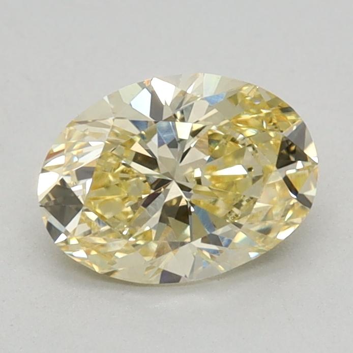 0.65 Ct. Fancy Yellow Oval Lab Grown Diamond