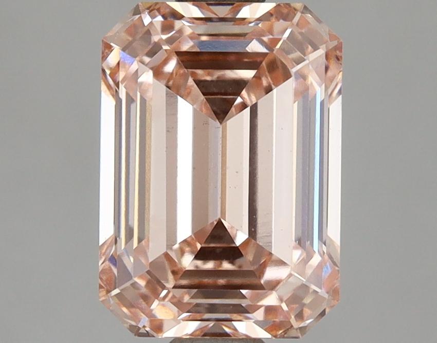 3.04 Ct. Fancy Intense Pink Emerald Lab Grown Diamond
