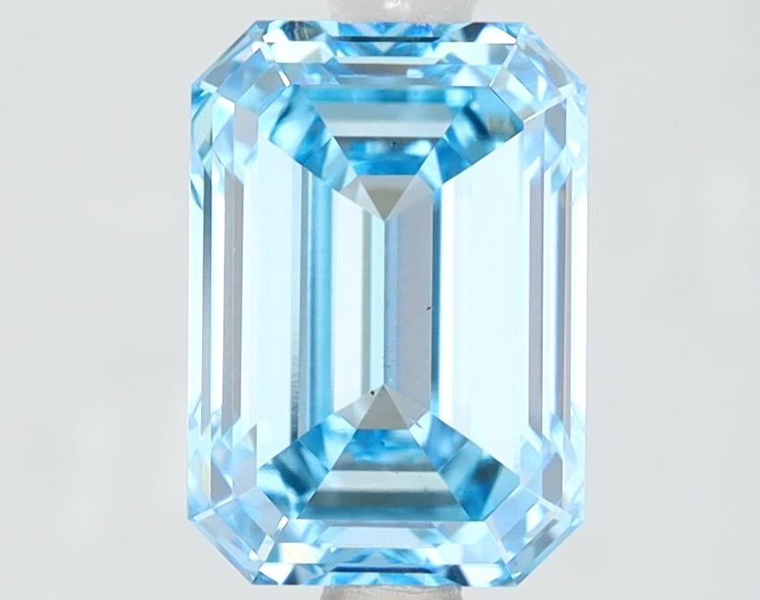 2.51 Ct. Fancy Intense Blue Emerald Lab Grown Diamond
