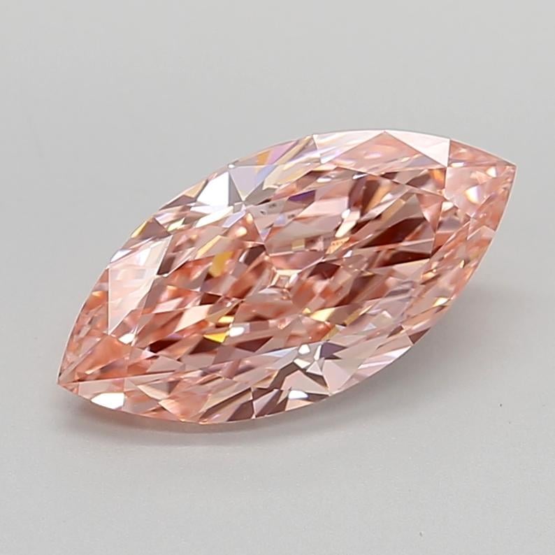2.67 Ct. Fancy Vivid  Pink Marquise Lab Grown Diamond