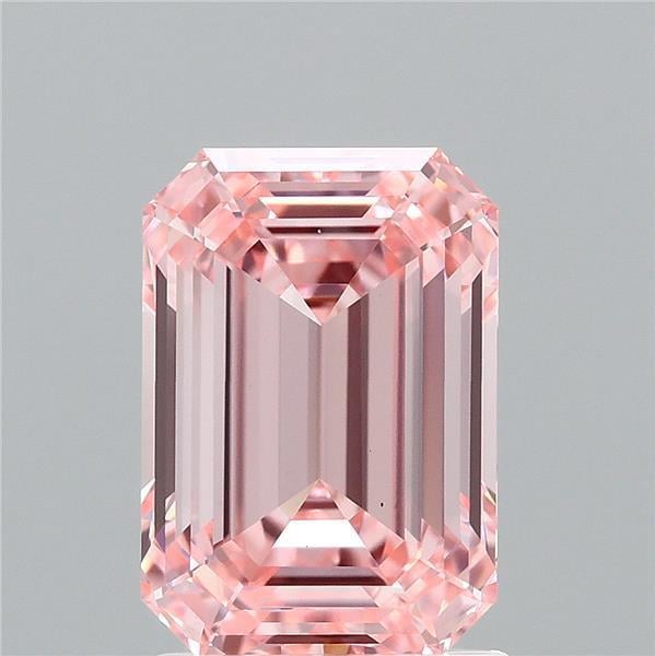 2.02 Ct. Fancy Intense Pink Emerald Lab Grown Diamond