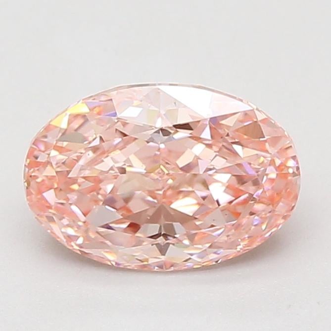 2.10 Ct. Fancy Vivid Pink Oval Lab Grown Diamond