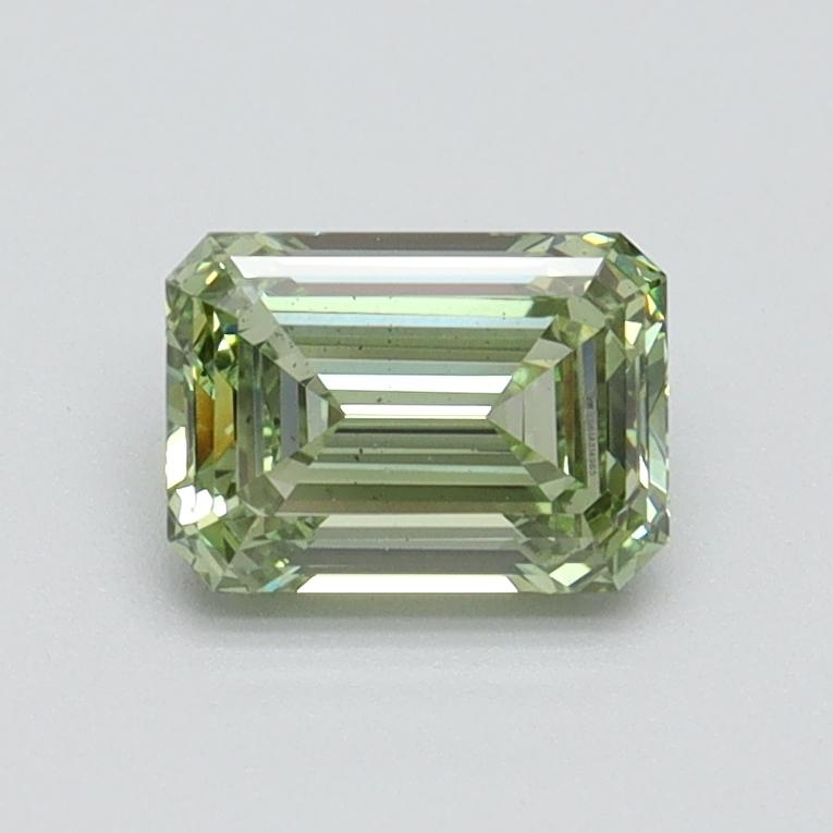 0.83 Ct. Fancy Vivid Green Emerald Lab Grown Diamond