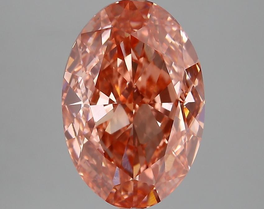 5.00 Ct. Fancy Pink Oval Lab Grown Diamond