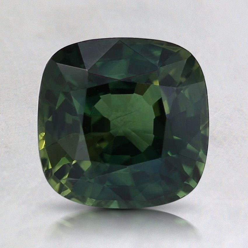 7mm Teal Cushion Sapphire