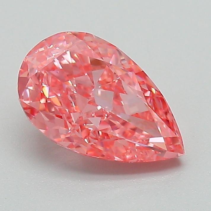 1.27 Ct. Fancy Vivid Pink Pear Lab Grown Diamond