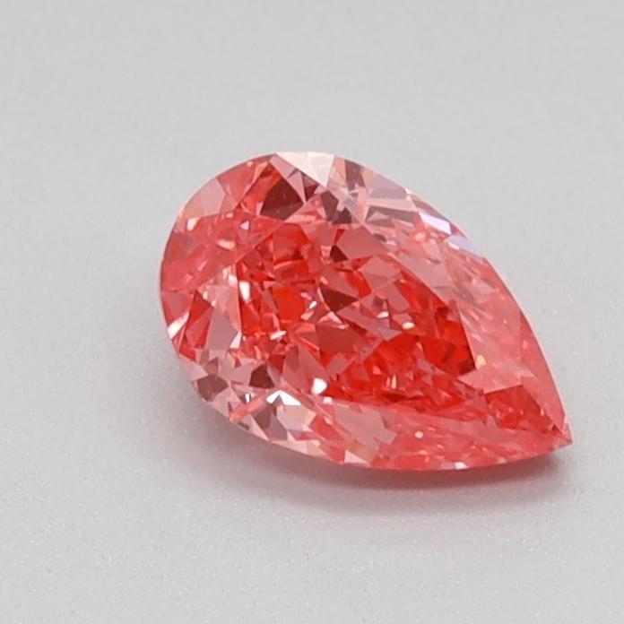 0.48 Ct. Fancy Vivid Pink Pear Lab Grown Diamond