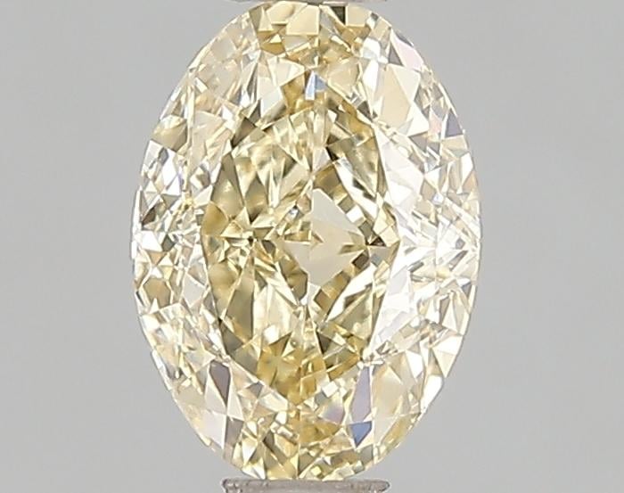 1.06 Ct. Fancy Intense Yellow Oval Lab Grown Diamond