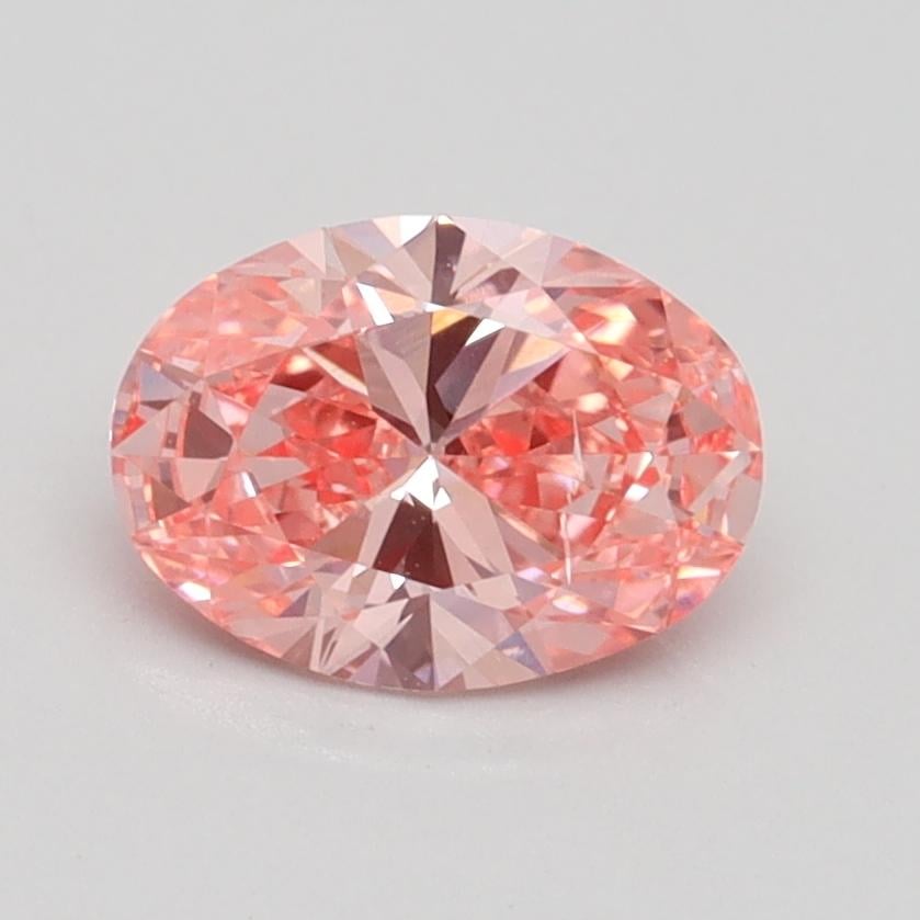 1.05 Ct. Fancy Vivid Pink Oval Lab Grown Diamond
