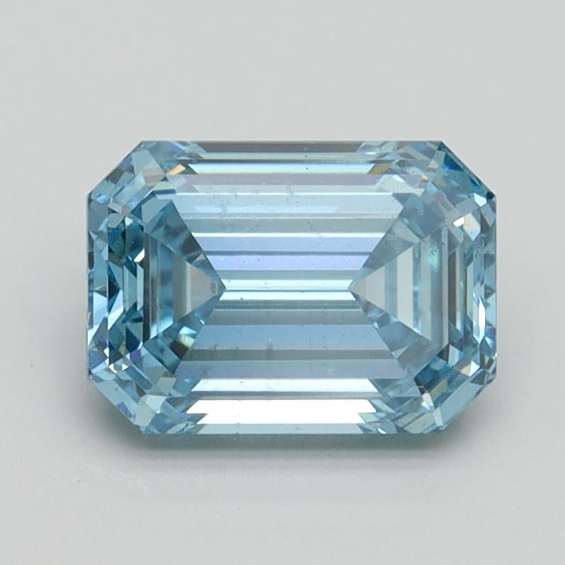 1.51 Ct. Fancy Intense Blue Emerald Lab Grown Diamond