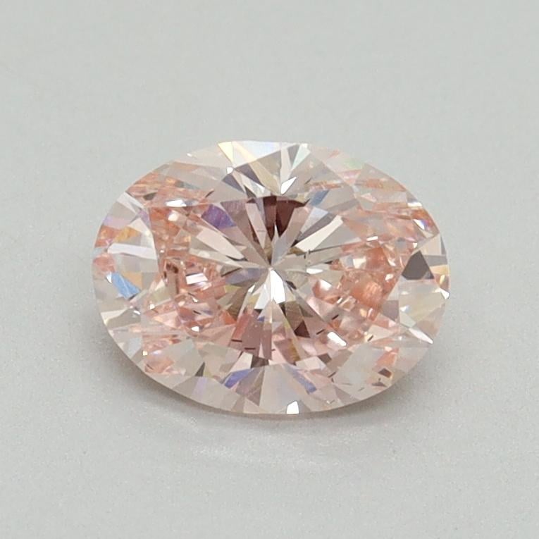 0.80 Ct. Fancy Intense Pink Oval Lab Grown Diamond