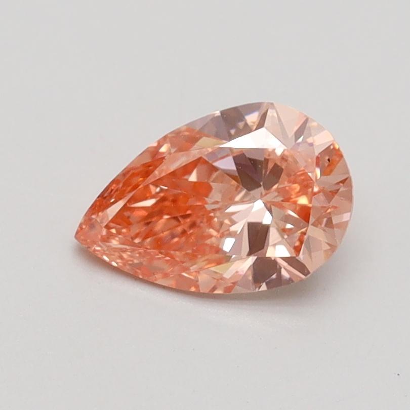 0.70 Ct. Fancy Intense Pink Pear Lab Grown Diamond