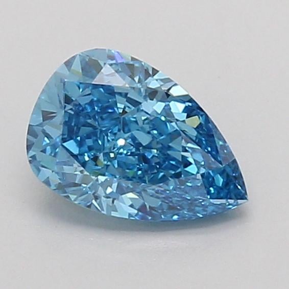 1.03 Ct. Fancy Vivid Blue Pear Lab Grown Diamond