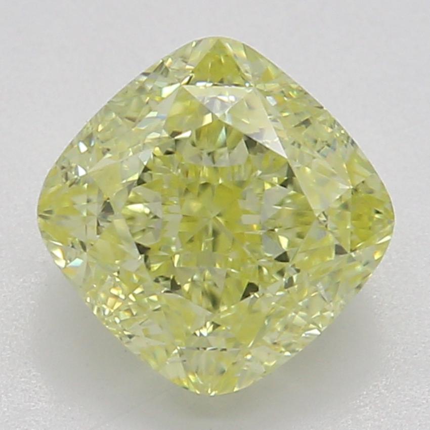 1.00 Ct. Fancy Intense Yellow Cushion Diamond