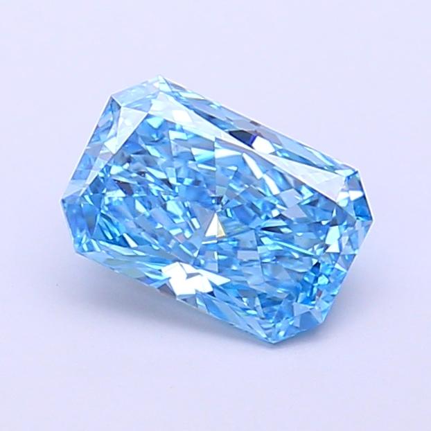 1.01 Ct. Fancy Vivid  Blue Radiant Lab Grown Diamond