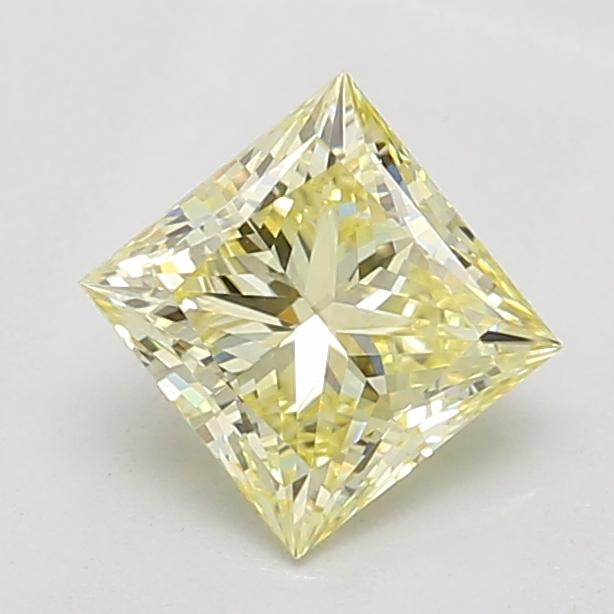 1.01 Ct. Fancy Light Yellow Princess Lab Grown Diamond