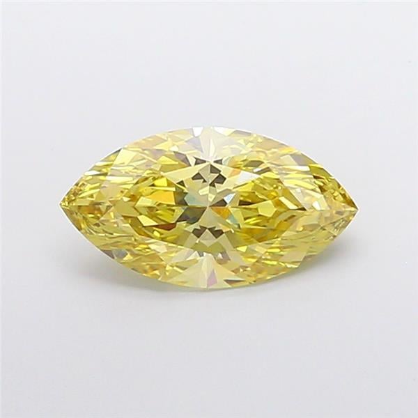 2.01 Ct. Fancy Intense Yellow Marquise Lab Grown Diamond