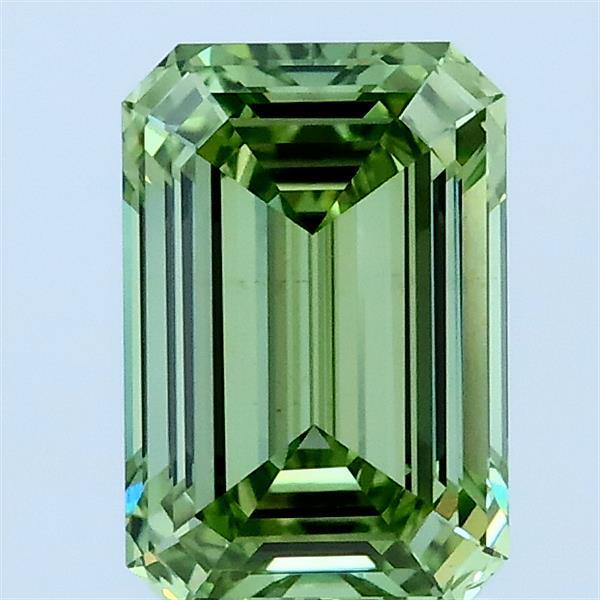 1.53 Ct. Fancy Vivid Green Emerald Lab Grown Diamond