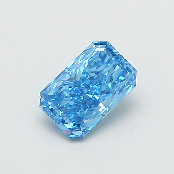 1.12 Ct. Fancy Vivid  Blue Radiant Lab Grown Diamond