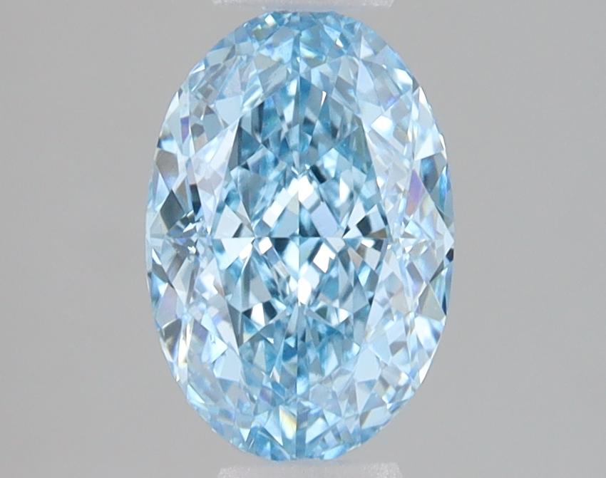 1.77 Ct. Fancy Vivid Blue Oval Lab Grown Diamond