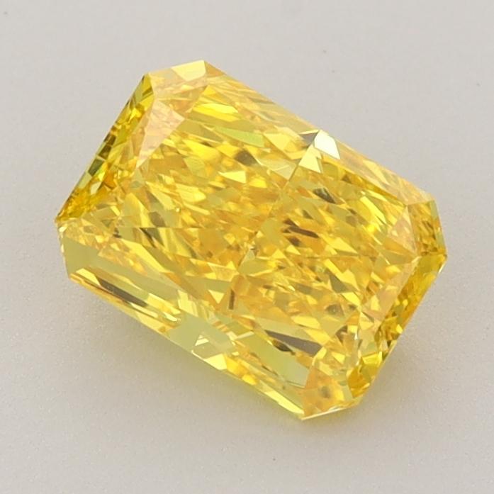 1.22 Ct. Fancy Vivid  Yellow Radiant Lab Grown Diamond