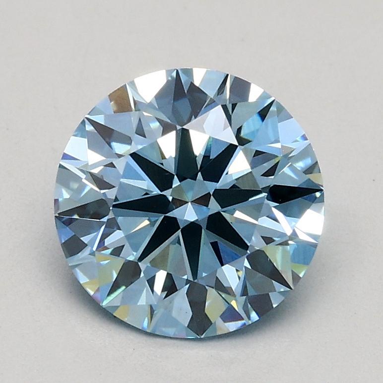 1.05 Ct. Fancy Intense Blue Round Lab Grown Diamond