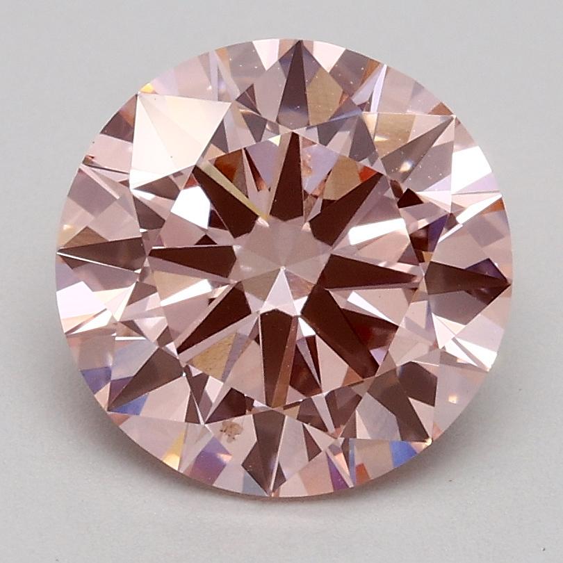 1.80 Ct. Fancy Intense Pink Round Lab Grown Diamond