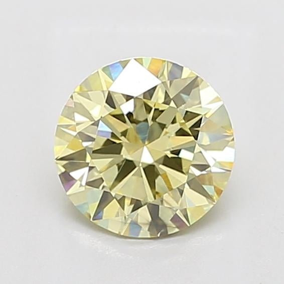 1.59 Ct. Fancy Intense Yellow Round Lab Grown Diamond