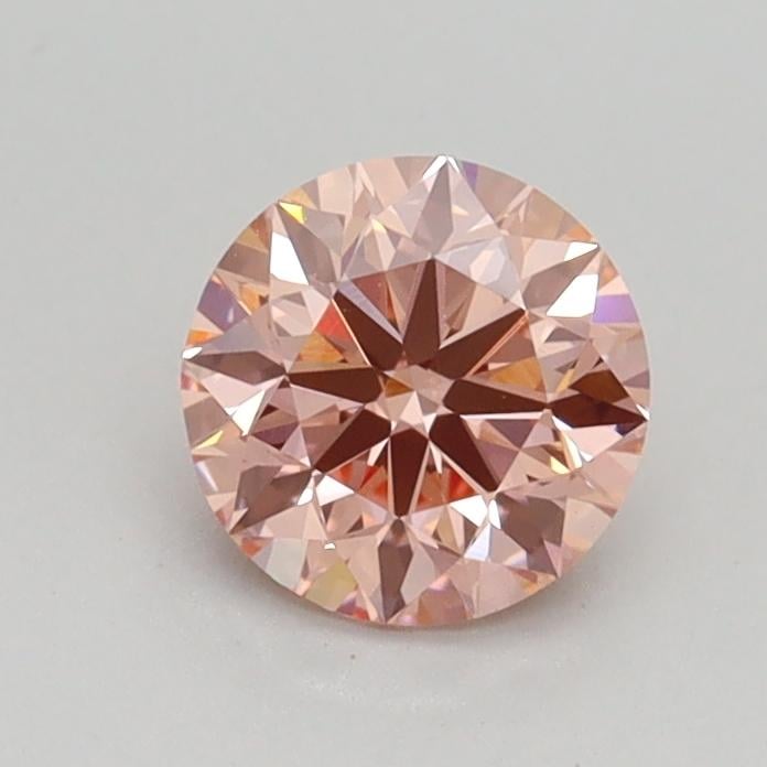0.73 Ct. Fancy Intense Pink Round Lab Grown Diamond