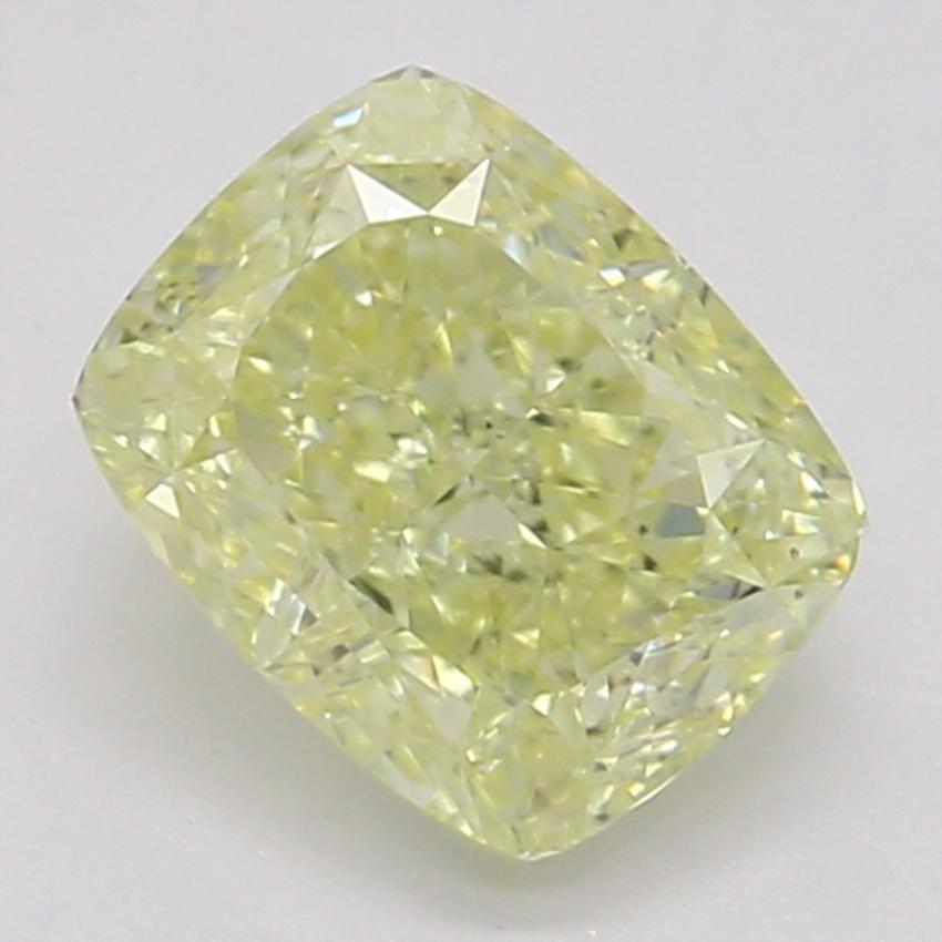 0.62 Ct. Fancy Yellow Cushion Diamond