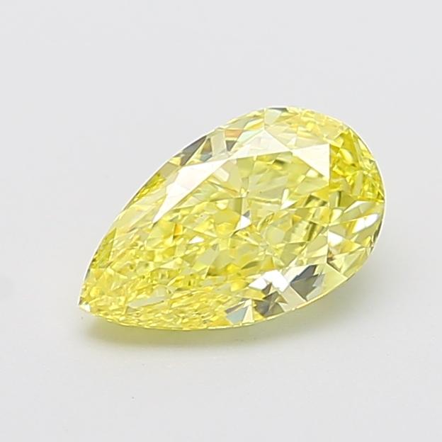 1.59 Ct. Fancy Yellow Pear Lab Grown Diamond