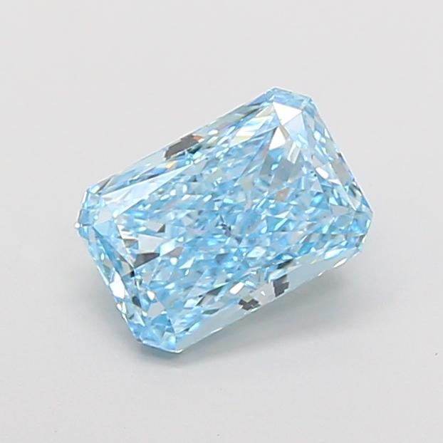 2.13 Ct. Fancy Vivid Blue Radiant Lab Grown Diamond
