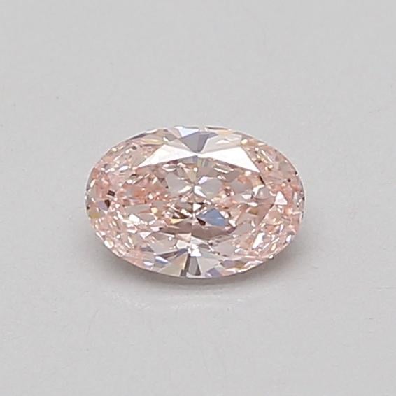 0.43 Ct. Fancy Intense Pink Oval Lab Grown Diamond
