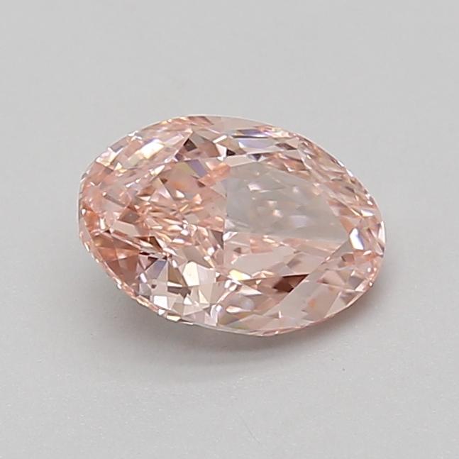 1.08 Ct. Fancy Vivid Pink Oval Lab Grown Diamond