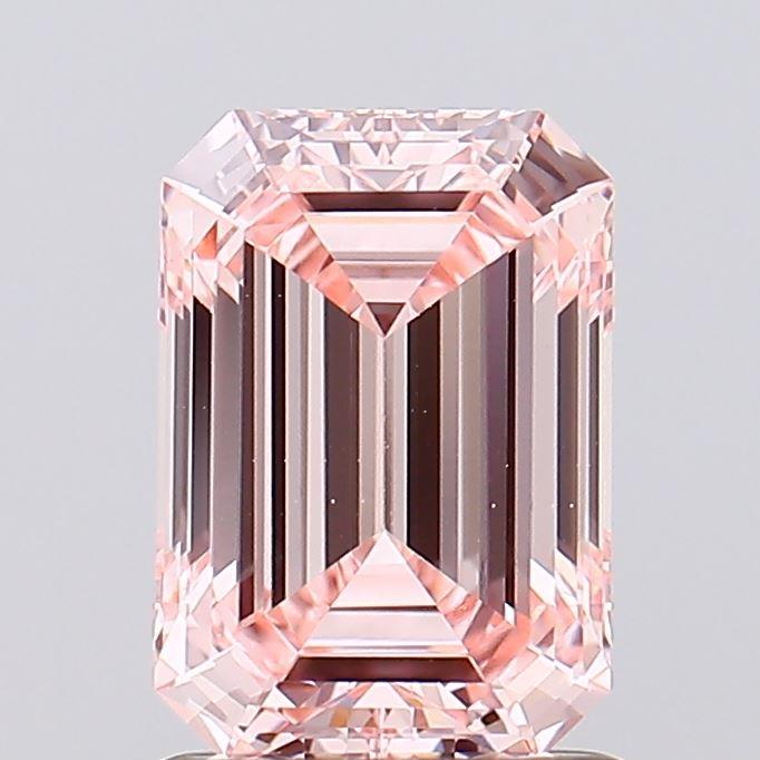 1.25 Ct. Fancy Intense Pink Emerald Lab Grown Diamond