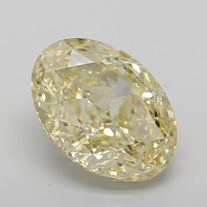 2.75 Ct. Fancy Intense Yellow Oval Lab Grown Diamond