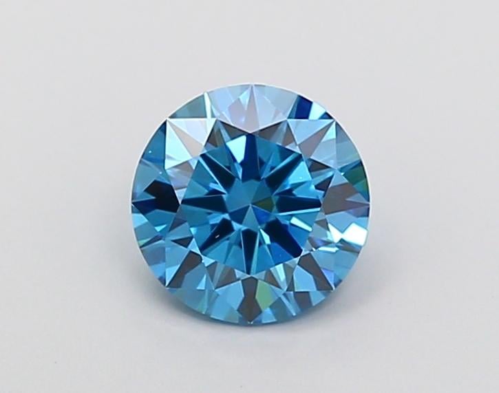 1.04 Ct. Fancy Vivid Blue Round Lab Grown Diamond