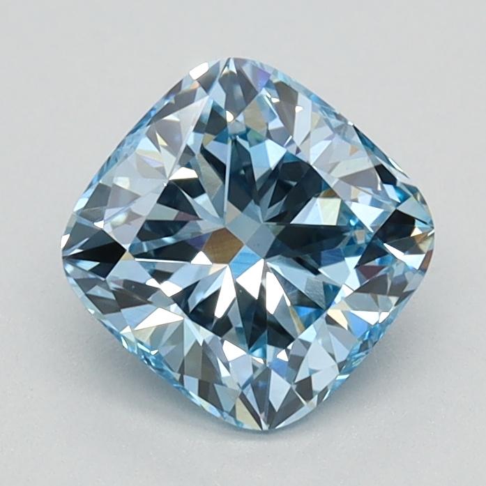 0.95 Ct. Fancy Intense Blue Cushion Lab Grown Diamond