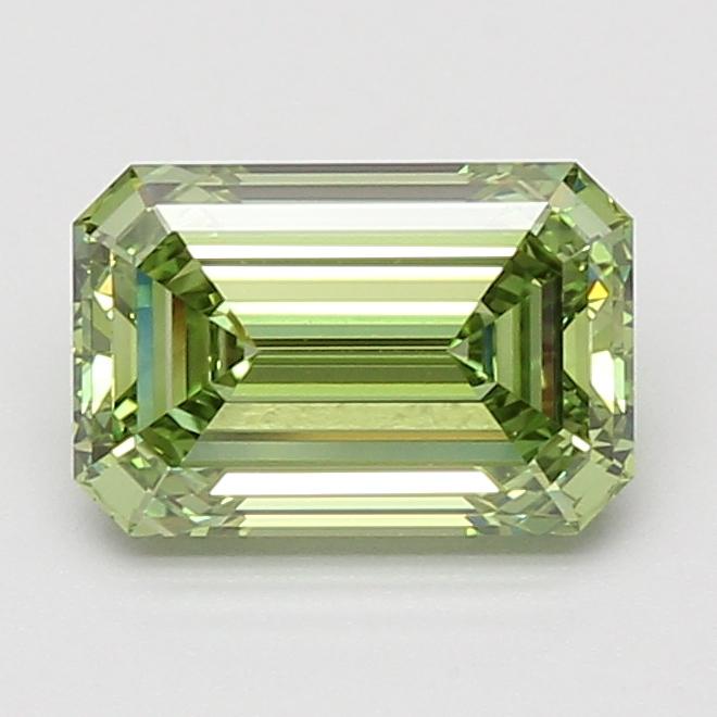 2.08 Ct. Fancy Vivid Green Emerald Lab Grown Diamond