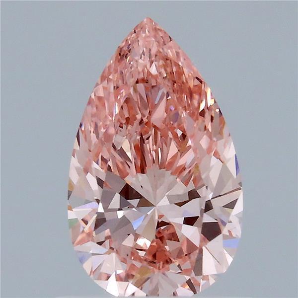 0.81 Ct. Fancy Vivid Pink Pear Lab Grown Diamond