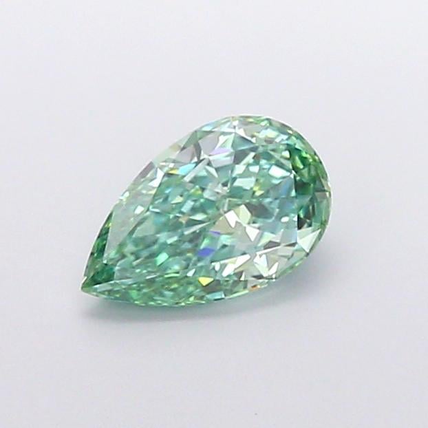 1.01 Ct. Fancy Green Pear Lab Grown Diamond