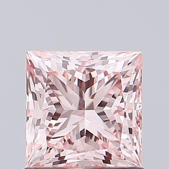 1.06 Ct. Fancy Intense Pink Princess Lab Grown Diamond