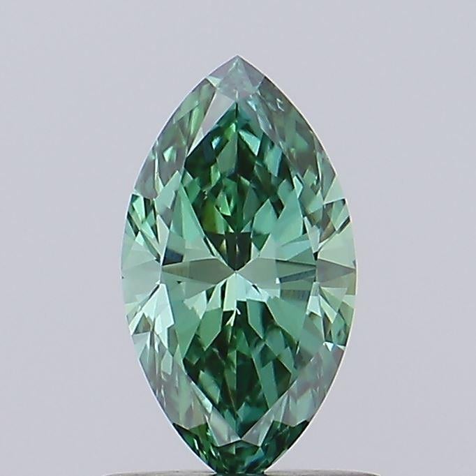 0.75 Ct. Fancy Vivid Green Marquise Lab Grown Diamond