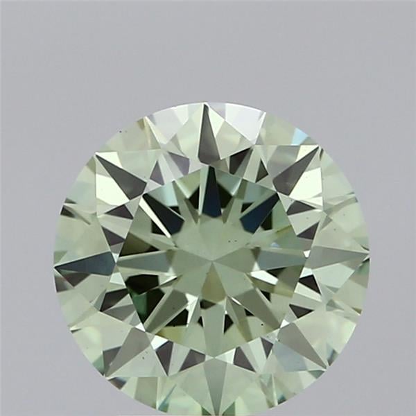 1.99 Ct. Fancy Vivid Green Round Lab Grown Diamond