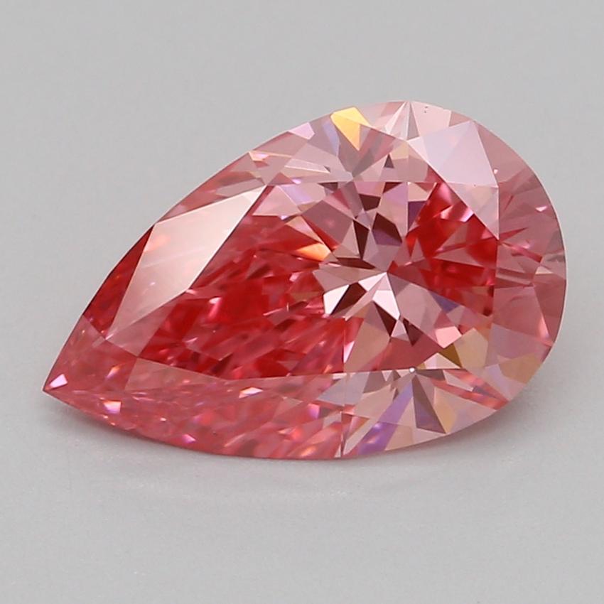 1.04 Ct. Fancy Vivid Pink Pear Lab Grown Diamond