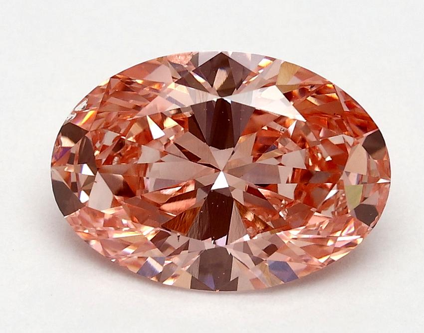1.80 Ct. Fancy Vivid Pink Oval Lab Grown Diamond